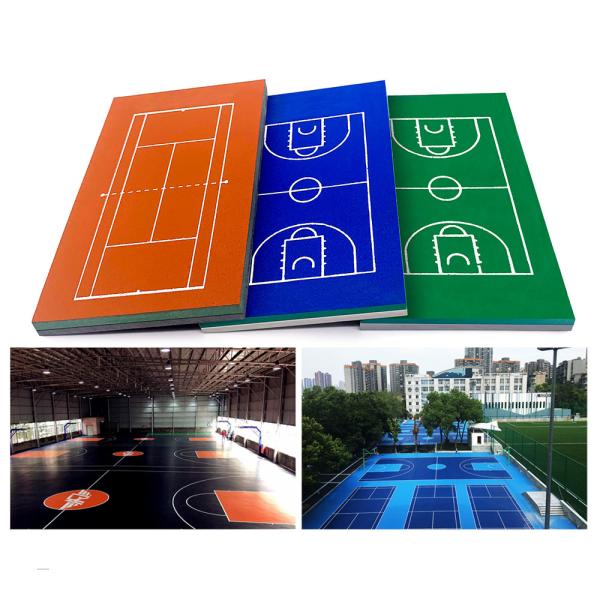 IAAF PU Sports Flooring For Volleyball Badminton Court