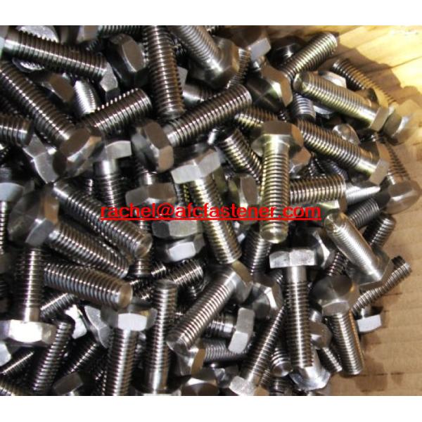 Inconel625 Hex bolt    GH3625 GH625 W.Nr 2.4856 NA21 UNS N06625 bolt NiCr22Mo9Nb