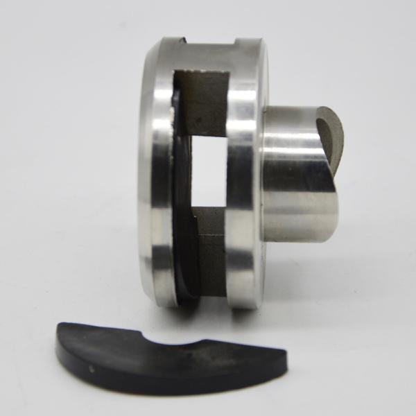 Round shape glass to glass connector clamps, material SS304, finishing satin or mirror, for 9-12mm glass