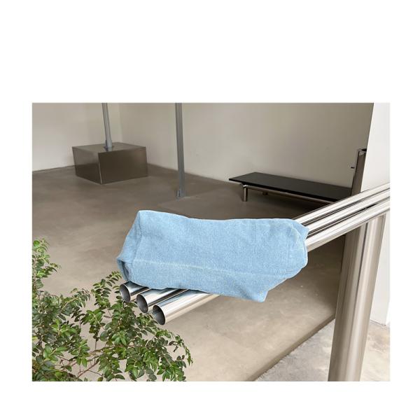 All Seasons Vintage Denim Letter Tote Bag Customized for Large Capacity and More