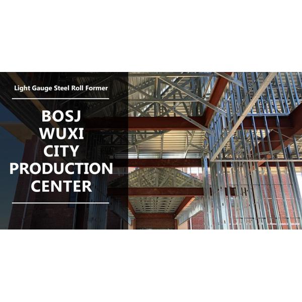 Easy Installation Light Gauge Steel Villa Houses Framing Forming Machine