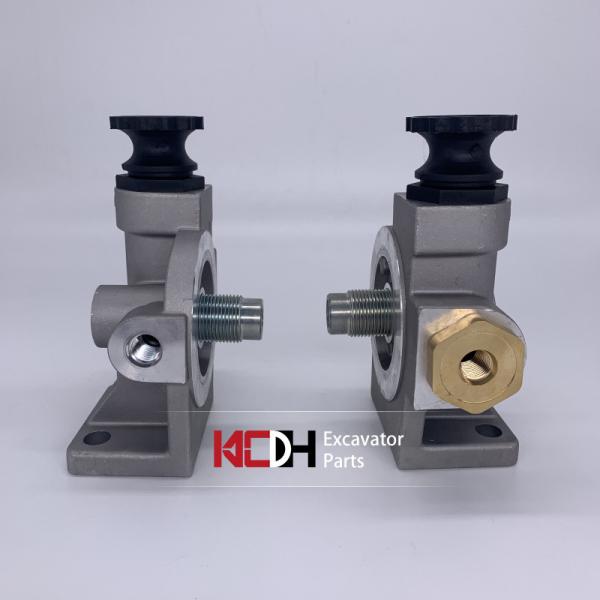 Base de alumínio manual da bomba de óleo do filtro de combustível das peças P502463 da máquina escavadora de Kobelco SK200-8, apropriada para o conjunto de filtro do ar