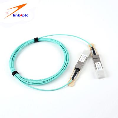 Cabo ótico compatível de Qsfp do Arista, cabo ótico ativo 40G QSFP+ de 5M a 4 X 10G SFP+ AOC