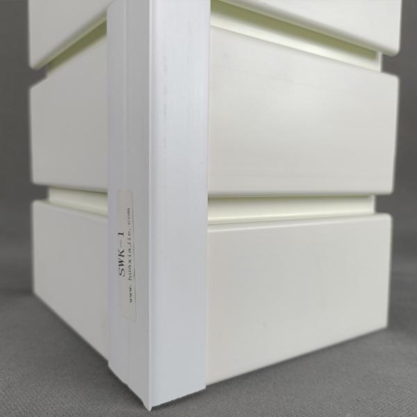 Huaxiajie Slatwall Pvc Insert For House Wall Decoration