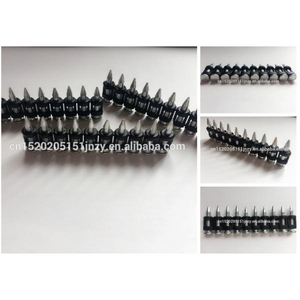 Galv Concrete Nail Pins Black Strip Gas Tool Drive Pins 16-38 Mm Length