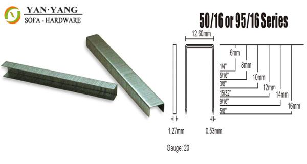 5016 series metal wire furniture staples high quality best price sofa staples