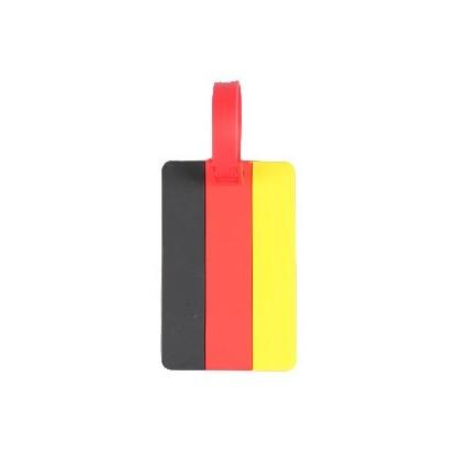 Custom funny cheap printed pvc travel leather luggage tag for wholesale