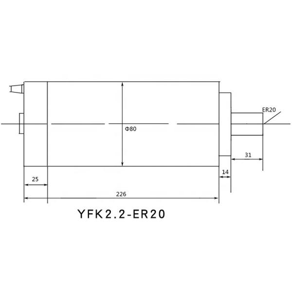 220v/380v 2.2kw Water Cooling Spindle Motor for CNC Woodworking Machine ER20 Collect