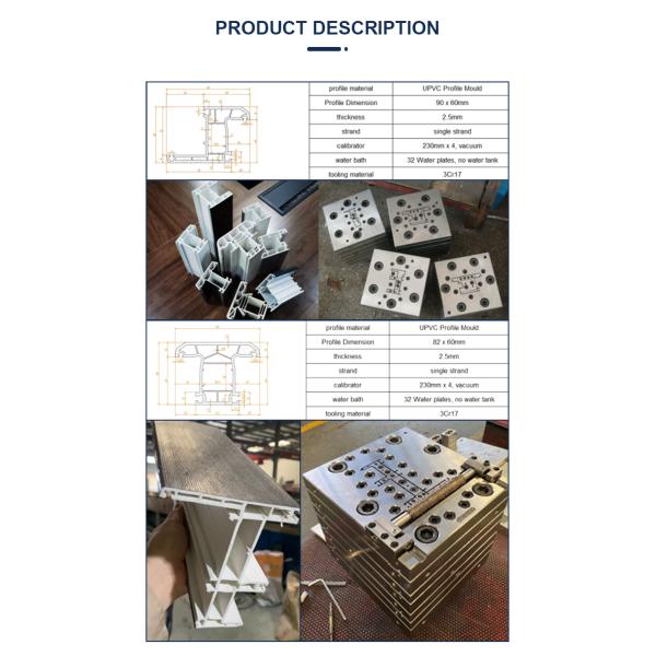 Customizable UPVC Extrusion Moulding for Window Customizable Design Solution