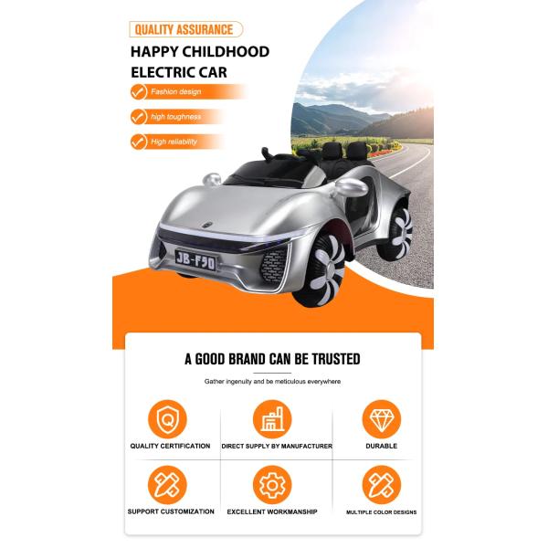 Stylish Four Wheel Kids Electric Toy Car Baby Toy Car Remote Control High Toughness