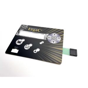 Задние окрашенные ЖК-окна полиэстерные тактильные металлические купольные переключатели с клейким слоем