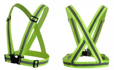 Traffic Control Safety Vest Belt Hi Vis Cycling Reflective Safety Belt