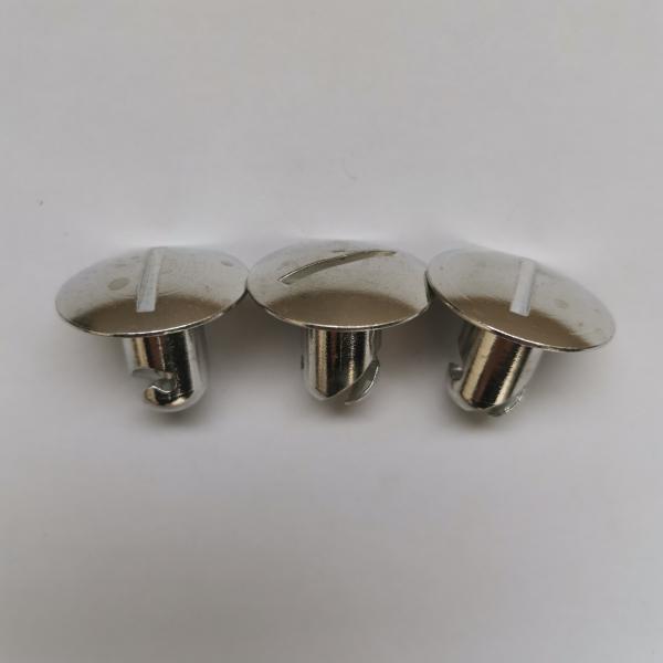 Universal Car Fitment 1 Large Head 7/16 x.500 Silver Aluminum Quarter Turn Dzus for Racing Cars Universal Fit