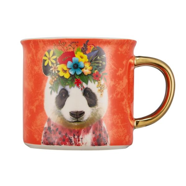Criativo Vintage Cerâmica Tumbler Viagens Café Muga de Água Café da Manhã Chá de Leite Copo de Chá Jardim Copas de Café
