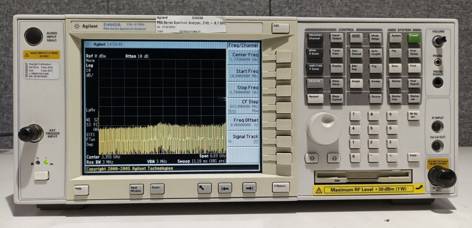 Анализчик частотного спектра серии PSA RF E4443