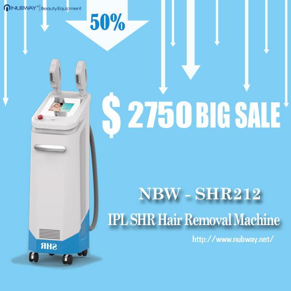 SHR Hair removal machine blue and white