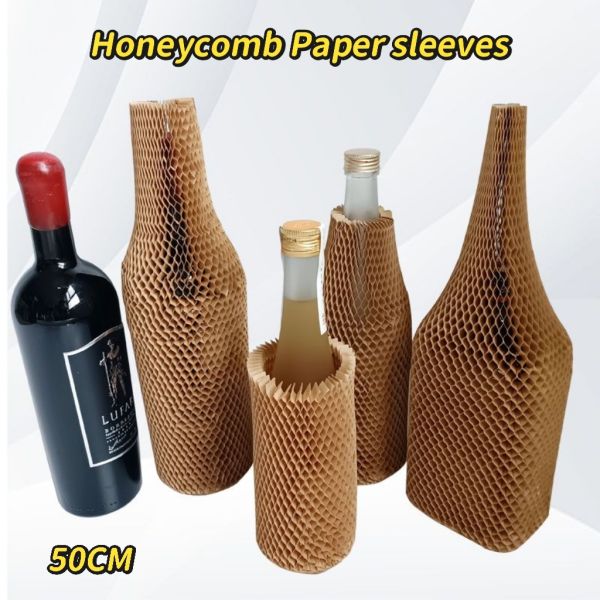 50cm Honeycomb Paper Sleeves Customized Brown Sleeve For Furniture Legs