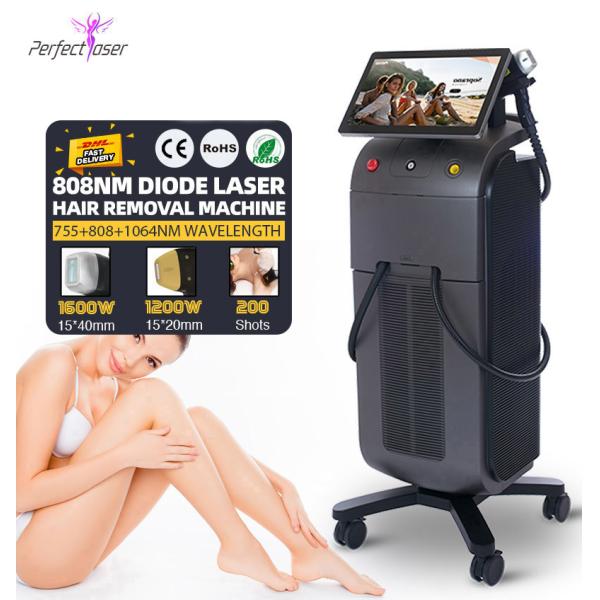 Оборудование 3500В красоты машины удаления волос лазера диода ОДМ 808нм постоянное