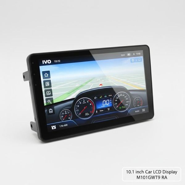 IVO 10.1 inch Car LCD Display with 1024*600 Pixels 800 CD/M2 Brightness and 40PIN IPS for Automotive Applications