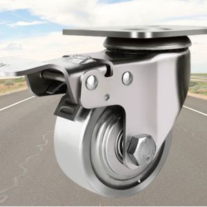  Manufacturing Casters  Medium Heavy-duty Steel Casters Sus 304 Solid Steel Wheels Corrosion-resistant Casters