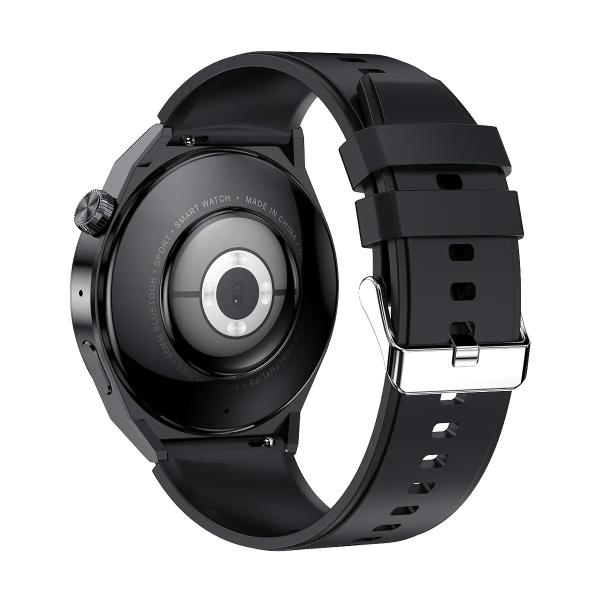 Durable Waterproof Test Heart Rate Blood Pressure Wireless Charging 390*390 HD Display Smart Watch