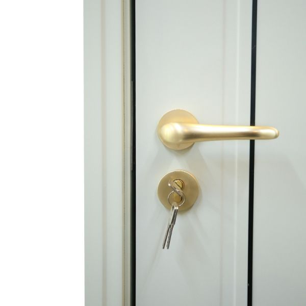 Sound Insulation Solid Wood Interior Doors Contemporary Finished Design