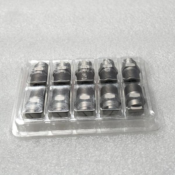 Buse haute pression en acier inoxydable 316 – Jet en éventail à 65° pour balayeuse Zoomlion, idéal pour le nettoyage des routes et l'élimination des taches