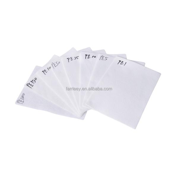 Polyester Nonwoven Needle Felt Filter Cloth Material Customized