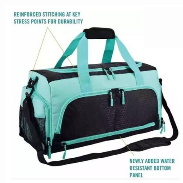 Bolsas esportivas personalizadas Oxford de fim de semana grande para homens e mulheres Bolsa esportiva para viagem e academia