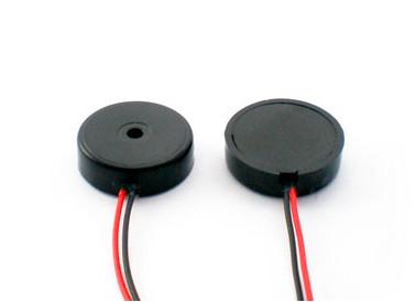 Black 12v Piezo Buzzer / Passive Piezo Buzzer Φ14*4mm 10V External Drive Type
