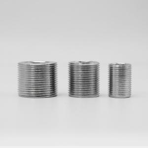 Adaptador macho hueco de rosca británica de acero al carbono BSP BSPT UNF