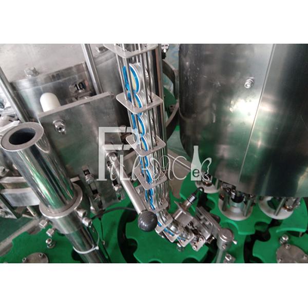 Carbonated Water Juice Wine PET Plastic Glass 3 In 1 Monobloc Bottle Filling Machine / Equipment / Line / Plant / System
