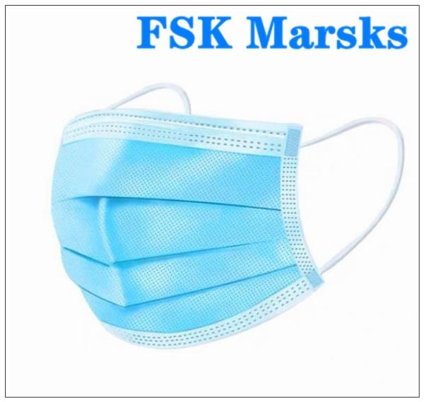 Comfortable Hospital Mouth Mask Disposable Non Woven Face Mask Anti Pollution
