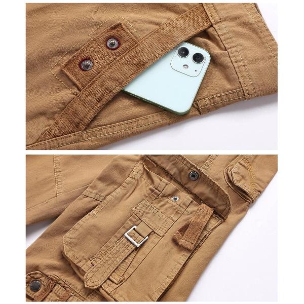 100% хлопок одежды Streetwear 29-38 брюк груза размера длинных прямых с поясом для людей