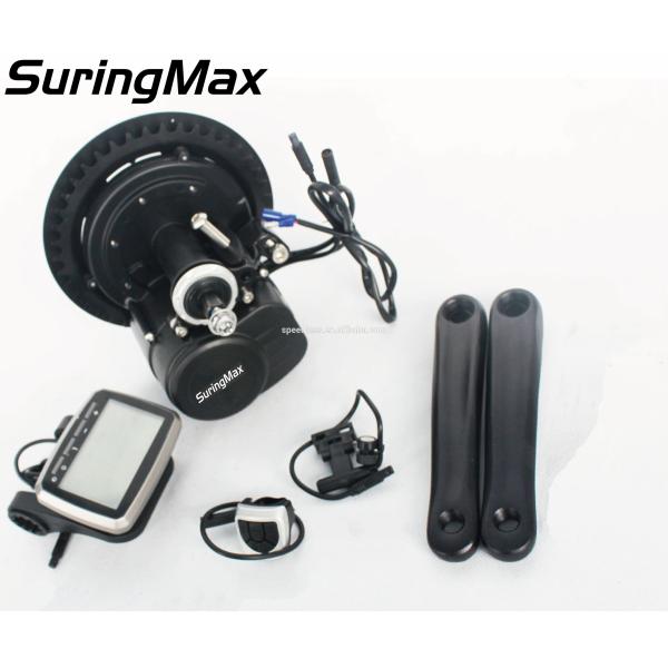 36v 250w Durable Bicycle Mid Drive Electric Motor Kit With Controller