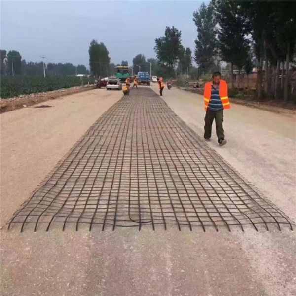 Wall Reinforcement Steel Plastic Geogrid High Load Geogrid Driveway 50m