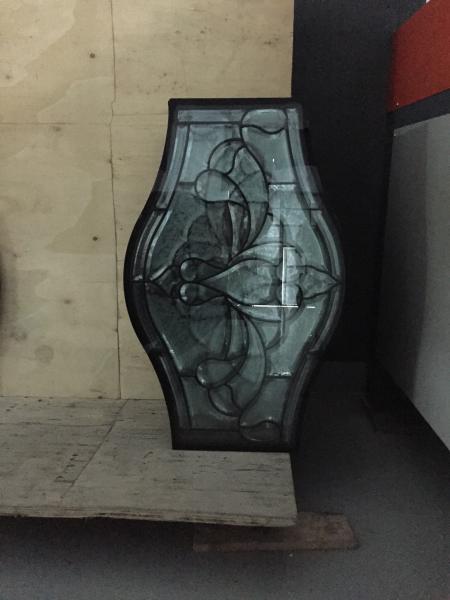 handmade decorative glass panel from China factory 2017