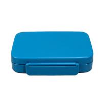 Boîte de déjeuner en plastique en PP avec ustensiles de table de 1000 ml de capacité Boîte Bento Bleu
