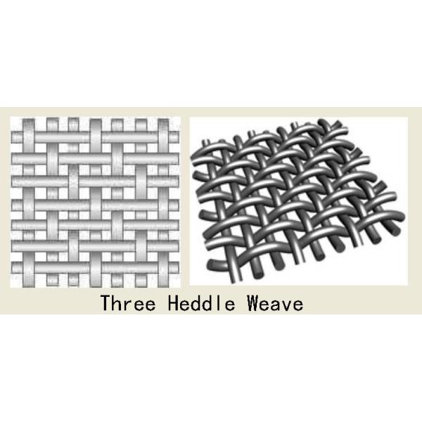 Stainless Steel Three Heddle Weaving Wire Cloth for Industry Filters