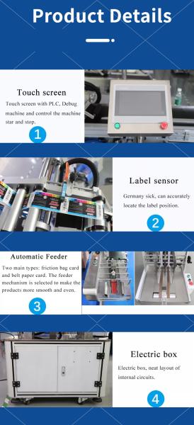 FK812 Electric Desktop Labeling Machine for Logistic Waybills Express Boxes and More