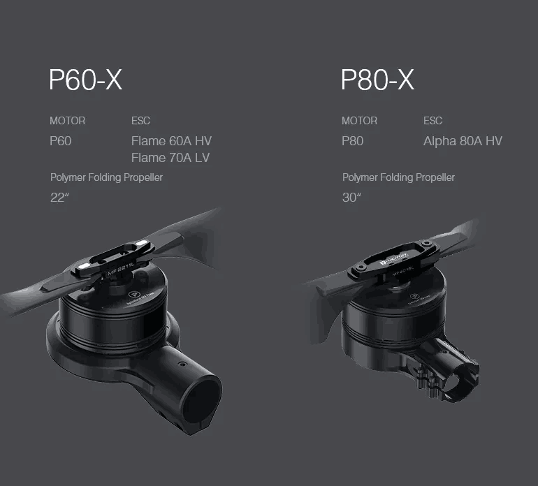 T-MOTOR P80-X Plant Integrated Power System With Efficient UAV Components Motor ESC Propeller For Agriculture Drone