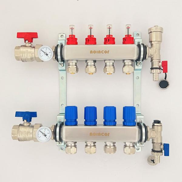 Underfloor Heating Manifolds Stainless Steel UFH Manifold