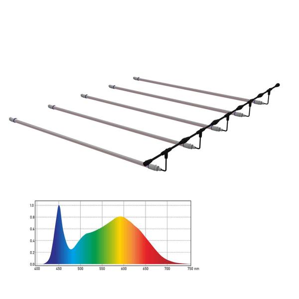 o vegetal do diodo emissor de luz 22W de 1.5M cresce o padrão das luzes DLC para Herb Plant Indoor Grow