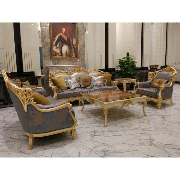 Luxury Antique Rectangle Coffee Table Hand Carved Wooden Coffee Table