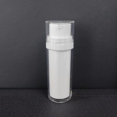 Capacidade: 50 ml-120 ml Garrafa de bomba sem ar em branco preto transparente