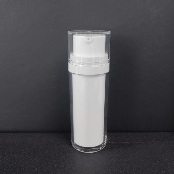 Capacidade: 50 ml-120 ml Garrafa de bomba sem ar em branco preto transparente