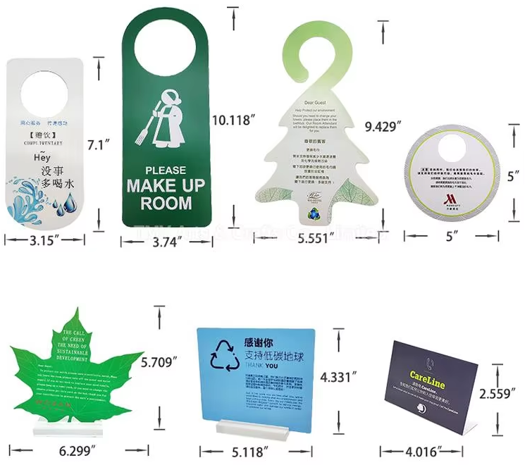 Plastic Do Not Disturb Door Hanger Tag Digital Printing Waterproof Custom Plastic Label Sign Supplier For Hotel Room & Resterant