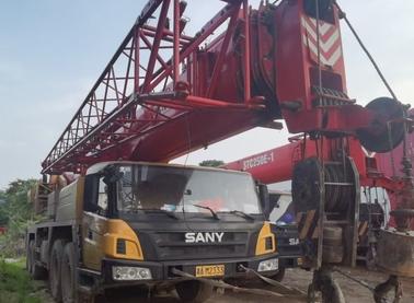 Used Mobile Crane Sany Model STC100C5-8 ​Enhanced Mobility Superior Stability