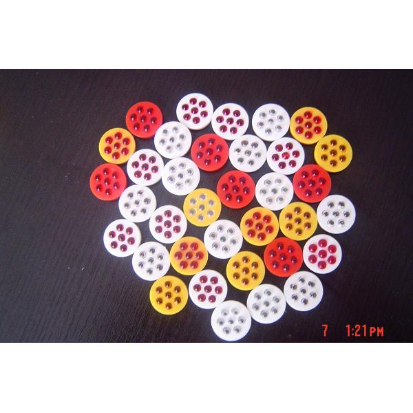7 Beads High Brightness Cat Eyes Glass Beads Reflector Road Reflective Panel 15mm