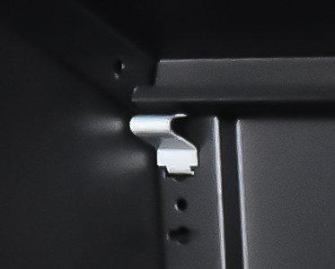 Metal File Cabinet 2 Door Storage Cabinets With 4 Adjustable Shelf